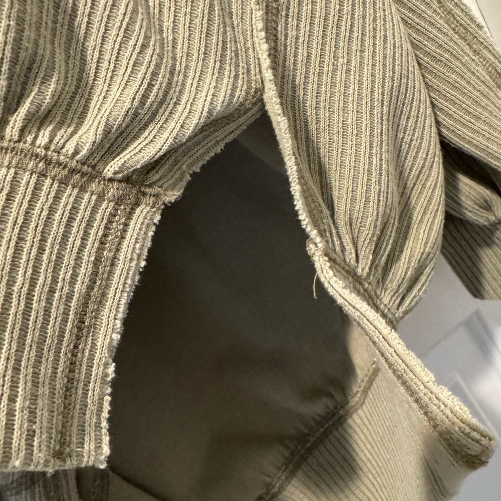 We The Free Olive Ribbed Top - Picture 9 of 13